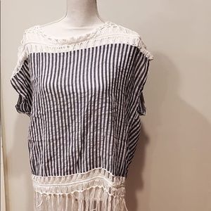 Steve Madden Women’s Summer Crochet Poncho